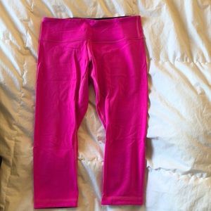 Lululemon reversible wunder under crop leggings